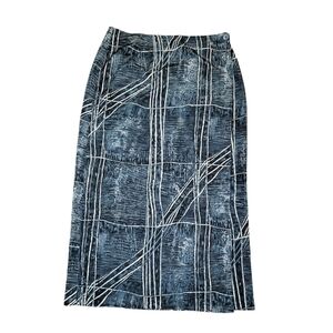 Giorgio Fiorlini size 14 wrap around skirt Blue & white